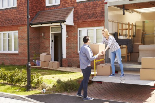 Booking and payment details for a removals service agreement