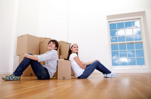 Careful furniture transport during house removals in Westkensington
