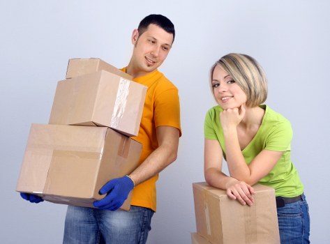 Organised moving boxes for home packing in Westkensington