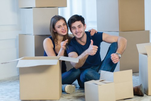 Local West Kensington removal company handling a busy urban relocation