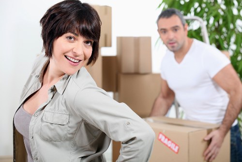 Packed moving truck used for a Westkensington relocation