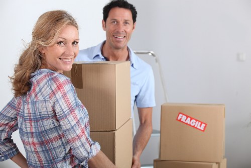 Moving day preparation inside a Westkensington home