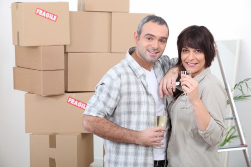 Professional movers handling packing and transport in Westkensington