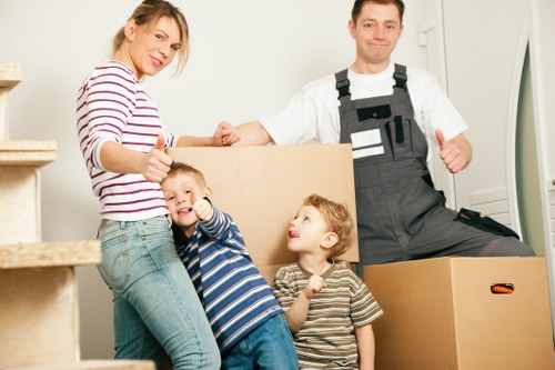 Apartment move underway with same day removals in West Kensington
